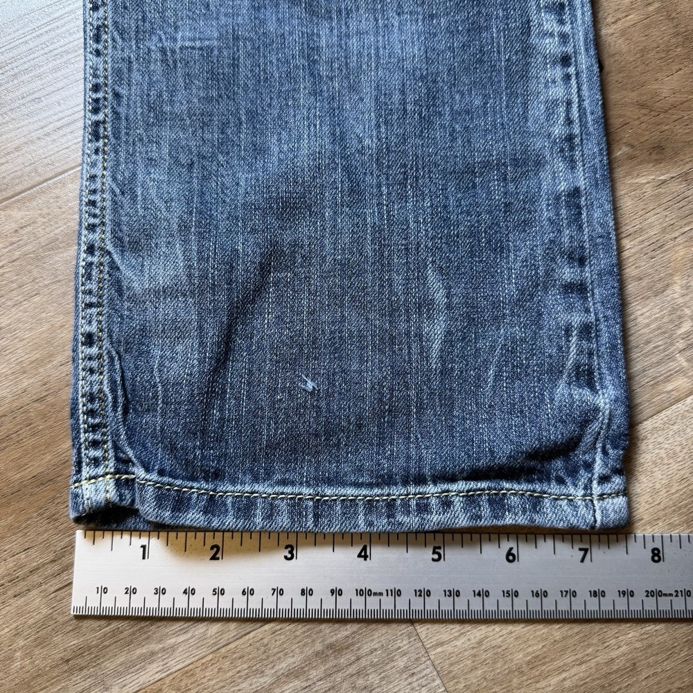 Diesel Jeans Men 33x34 Blue Safado Slim Straight Leg Ripped Rockstar DNA 0066X - Picture 14 of 15